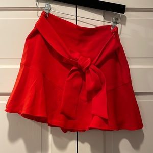 H&M red skort